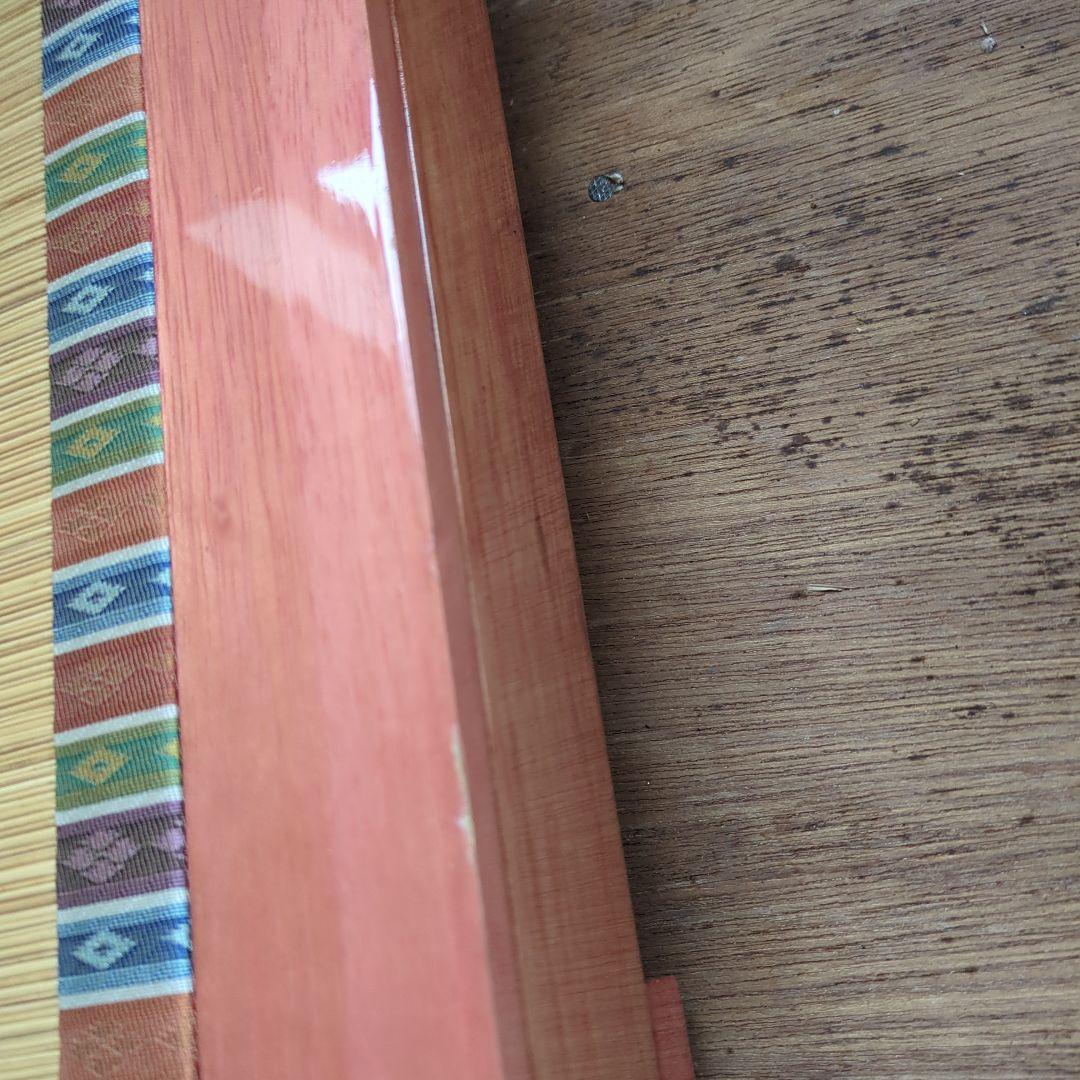 桜の花の木製ひな壇 折りたたみ式