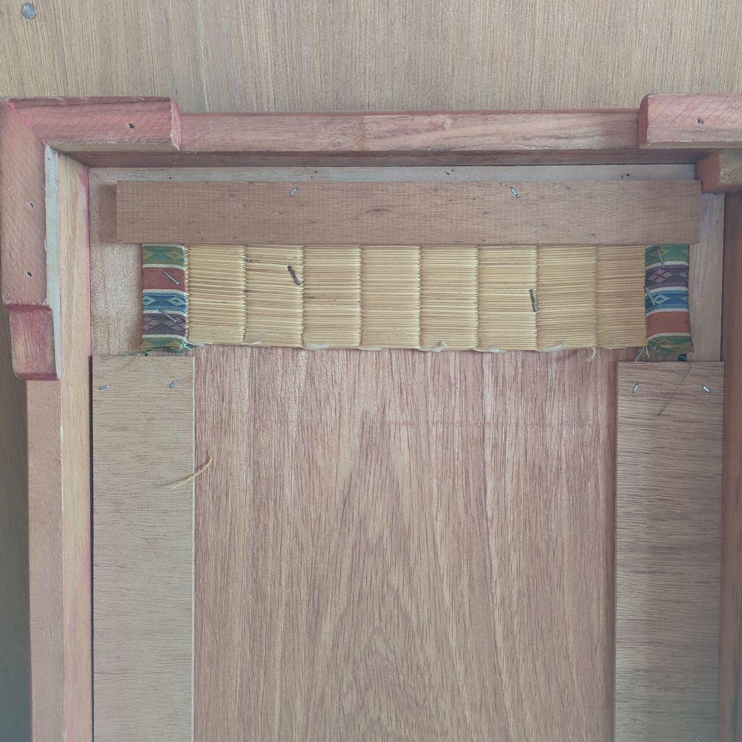 桜の花の木製ひな壇 折りたたみ式