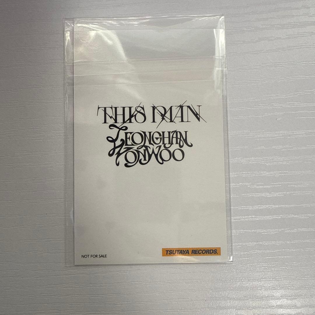 THIS MAN TSUTAYA 特典 ジョンハン J×W ジョンハン ウォヌ