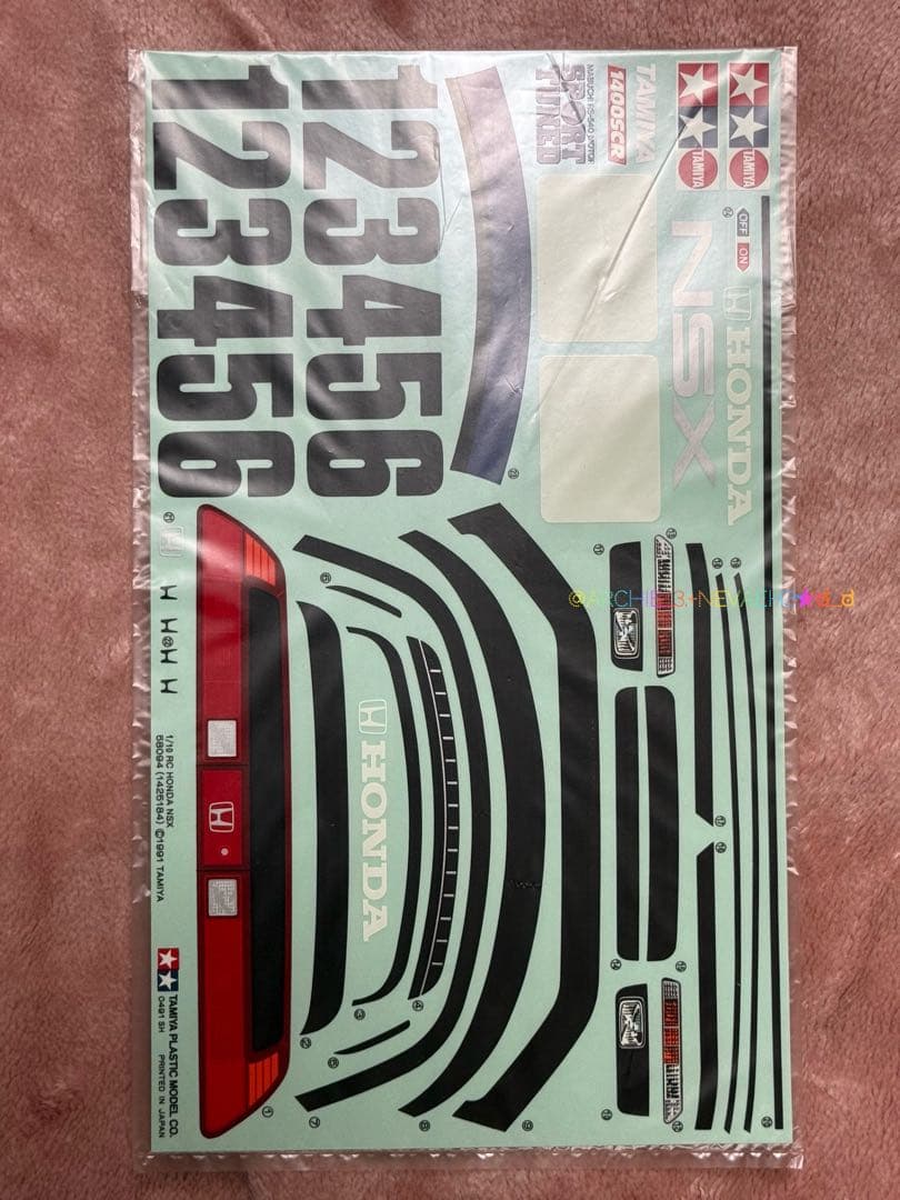 ラスト１台【未塗装・未使用】タミヤ★HONDA NSXスペアボディセット1/10