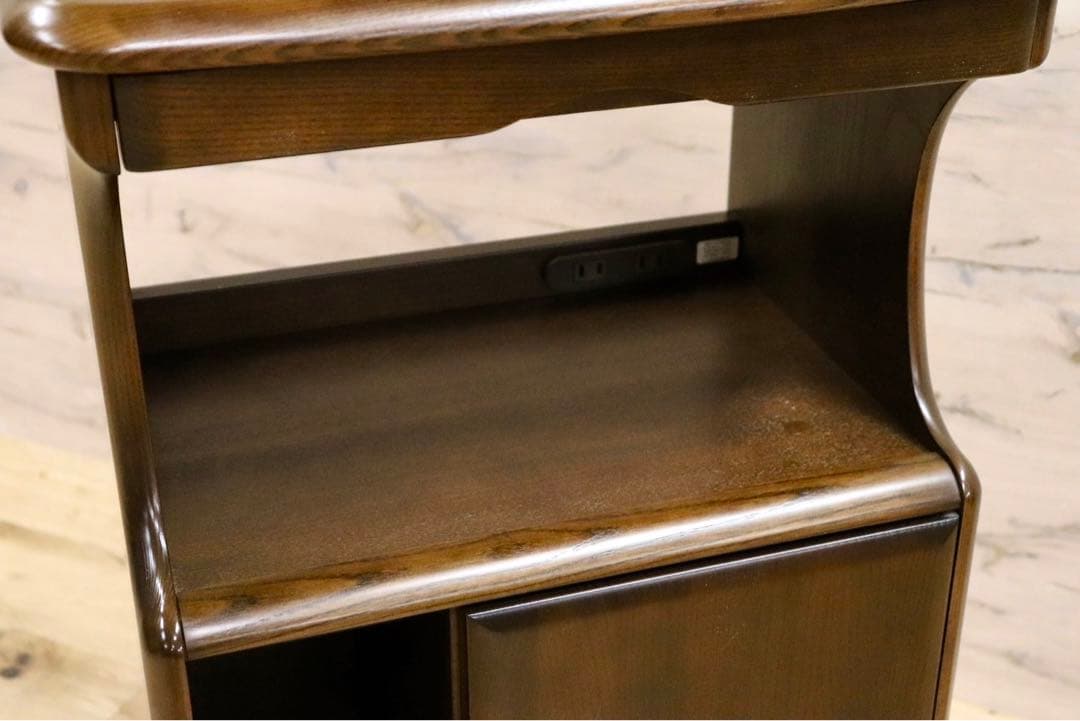 GMHH185○karimoku / カリモク 電話台 FAX台 花台 飾り台