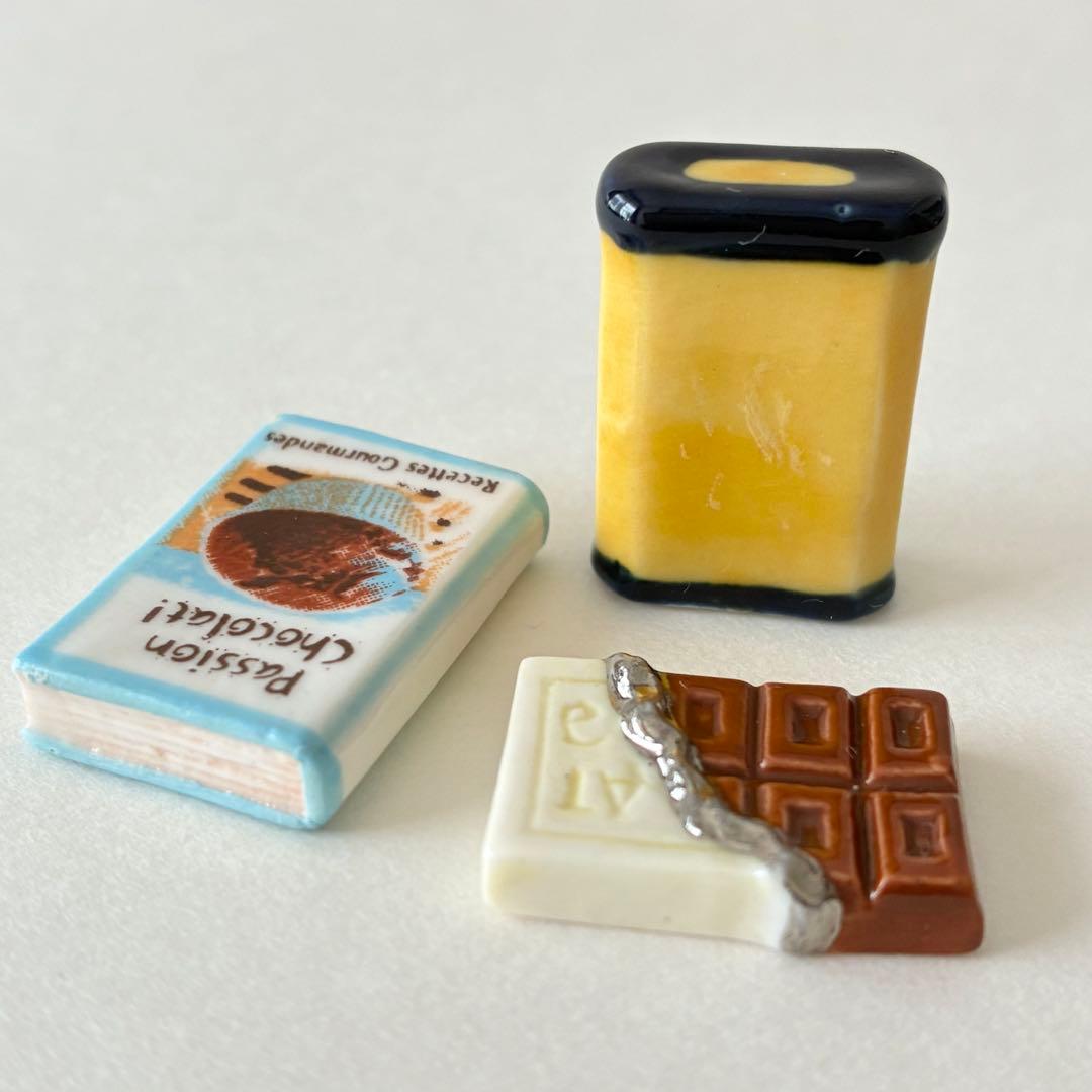 チョコレートにまつわるフェーヴシリーズ　　フランス雑貨　ミニチュア　陶器
