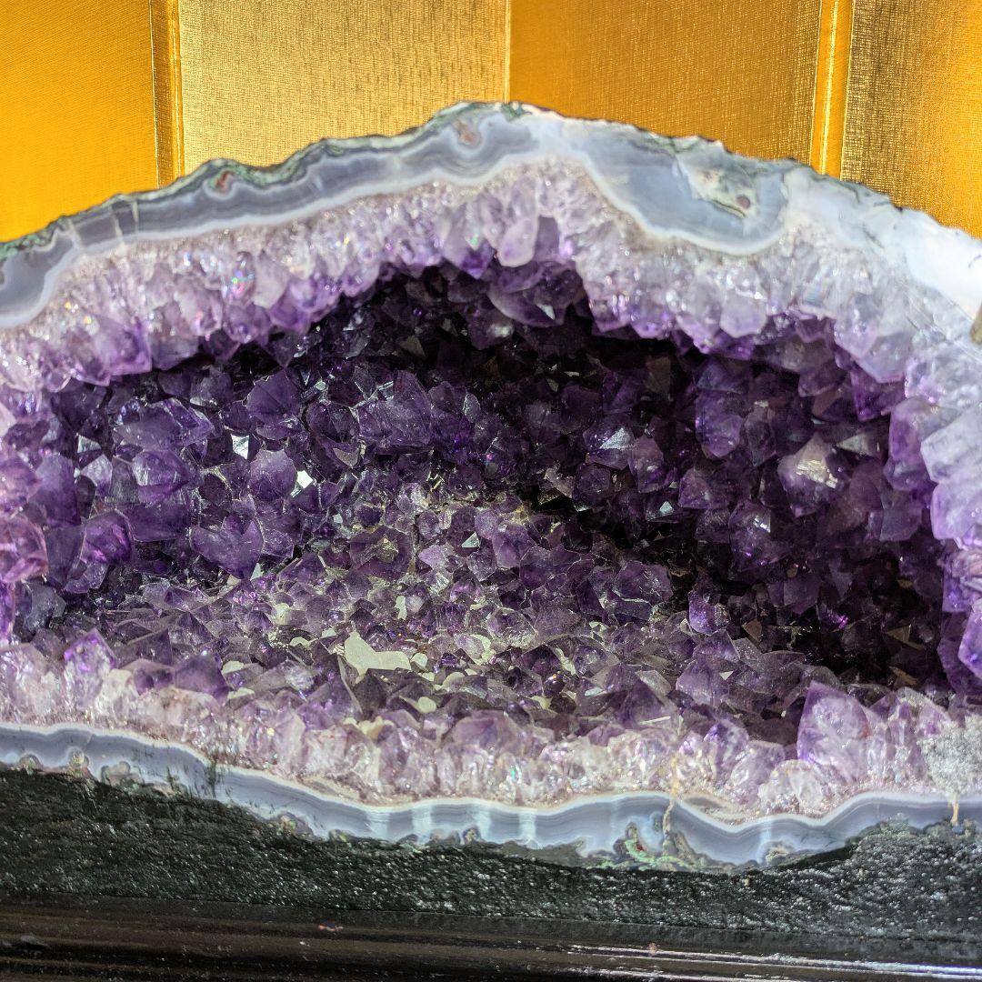 アメジストドーム 12.7㌔ 鑑賞石 観賞石 水石 盆石 鉱物 紫水晶 天然石