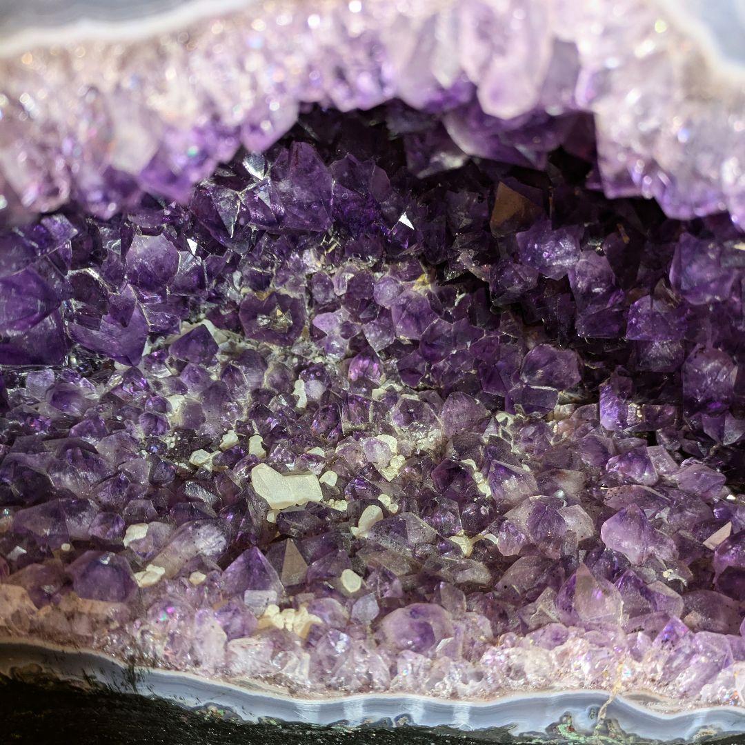 アメジストドーム 12.7㌔ 鑑賞石 観賞石 水石 盆石 鉱物 紫水晶 天然石