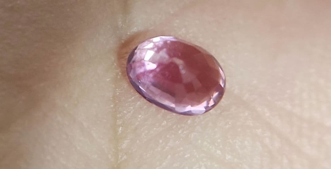 天然パパラチアサファイア 0.443ct