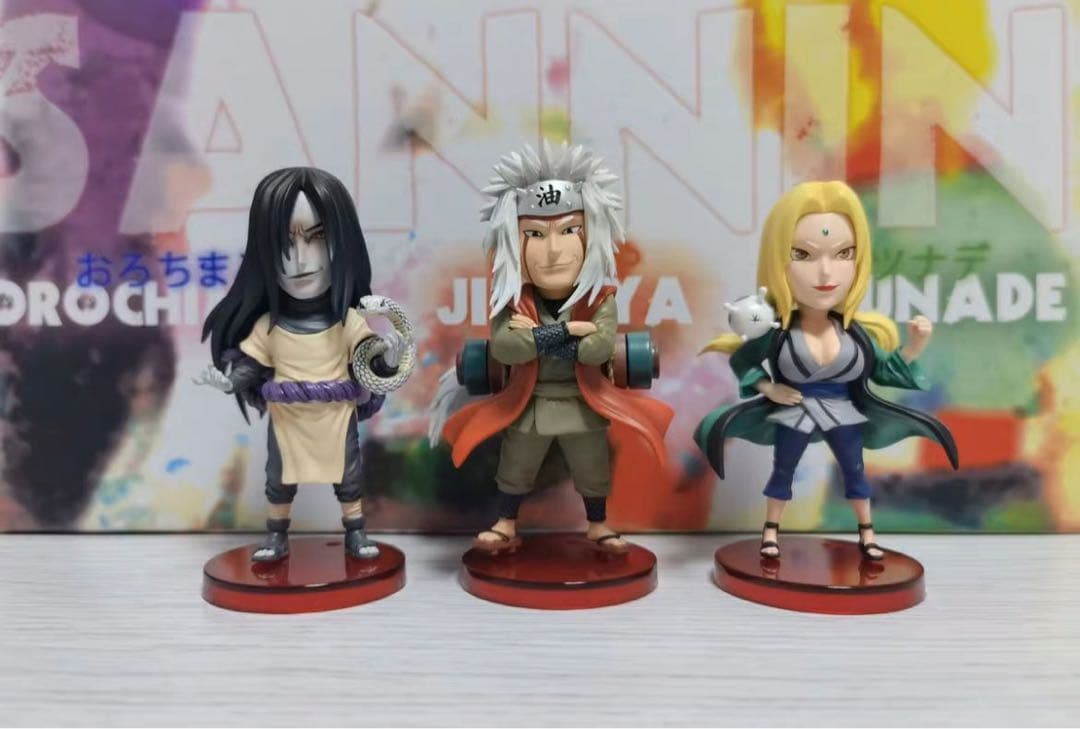 NARUTO ナルト 三忍 特典を付けます ガレージキット ガレキ スタチュー①