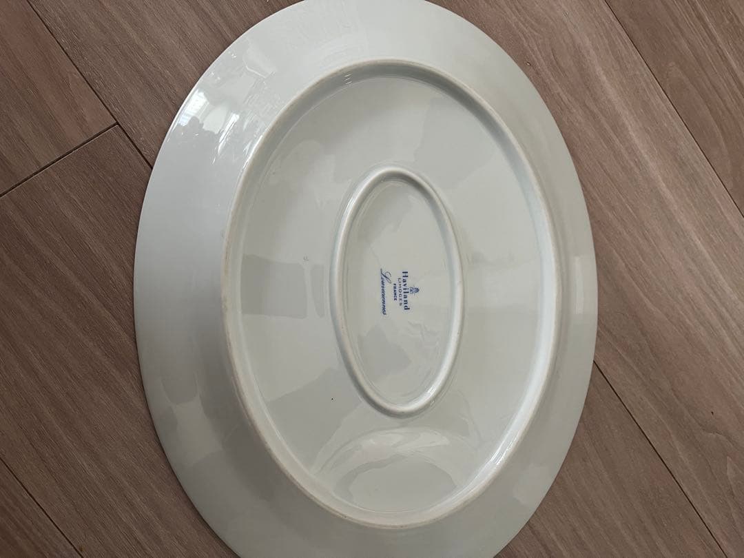 Haviland 花柄 楕円大皿 フランス製