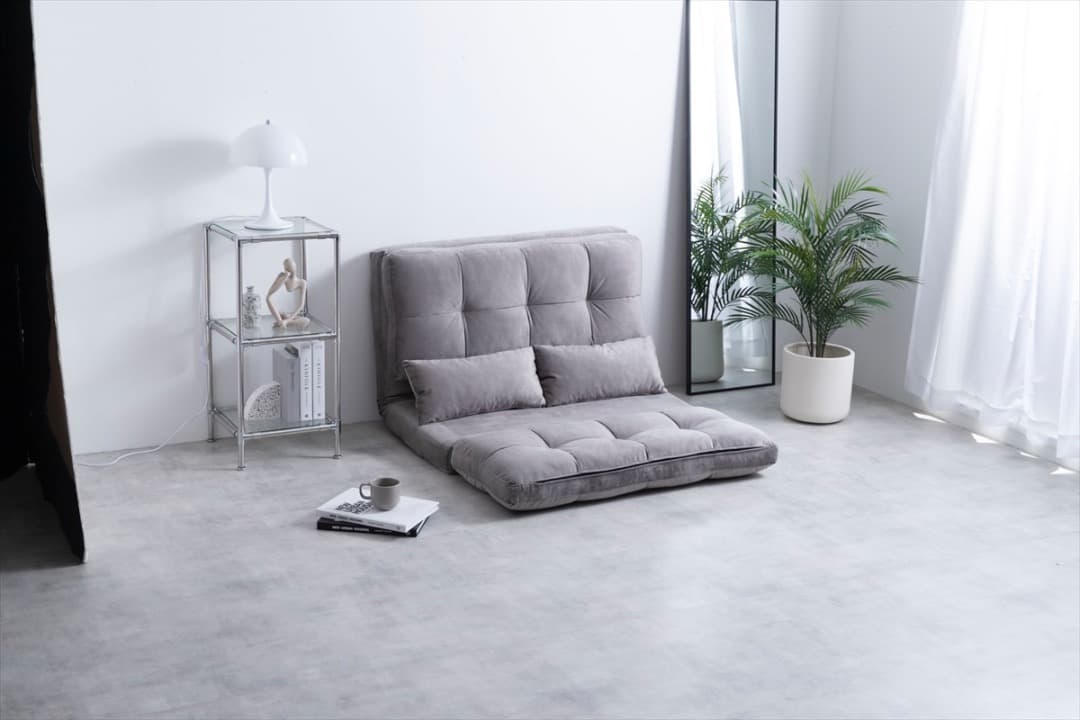 【送料無料】Lara リクライニングソファベッド 3way ふわふわ