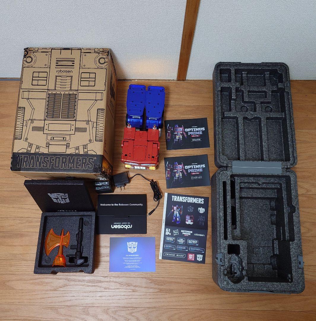 【動作品】robosen エリート オプティマス プライム 完全自動変形ロボット