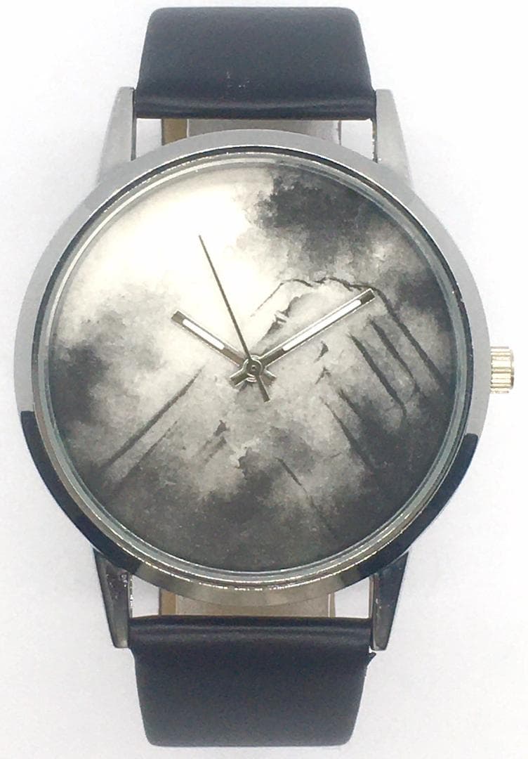 ZEN ART WATCH 「雲中富士ノ図」腕時計 ケース付き ユニセックス