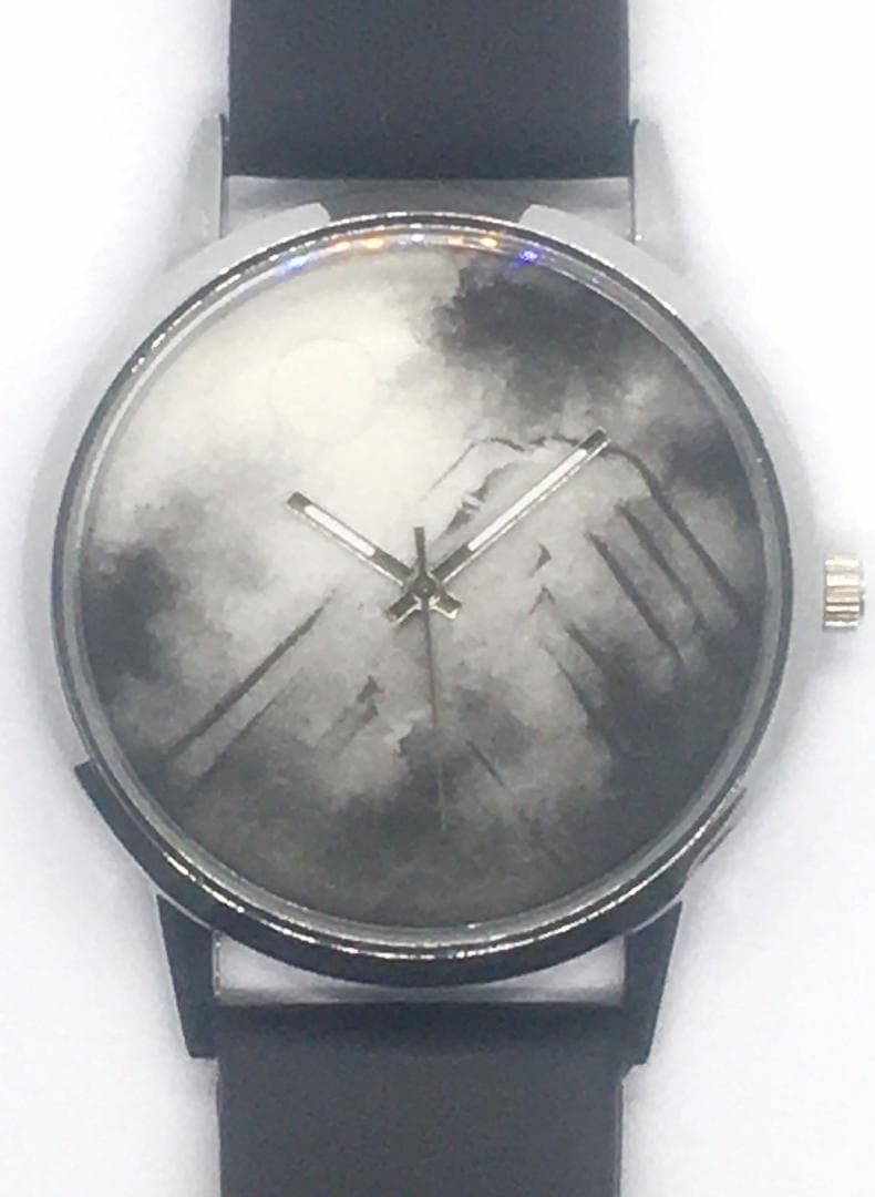 ZEN ART WATCH 「雲中富士ノ図」腕時計 ケース付き ユニセックス