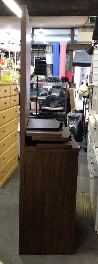 Francfranc ガーラ キッチンキャビネット ウォールナット 引取限定！