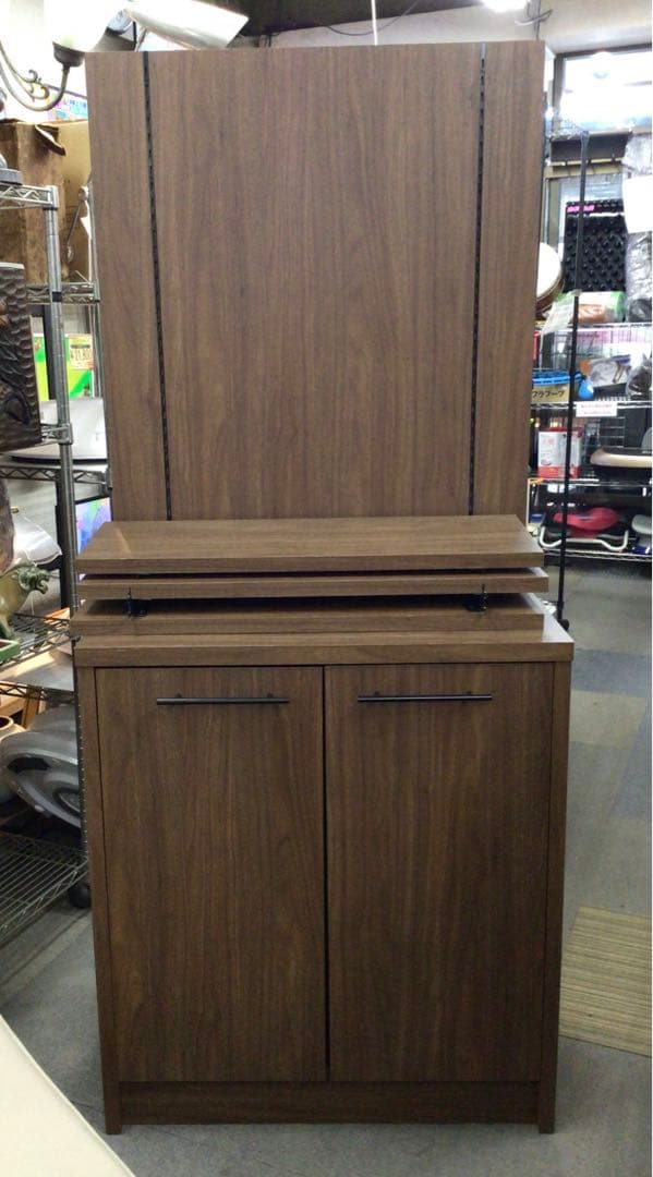 Francfranc ガーラ キッチンキャビネット ウォールナット 引取限定！