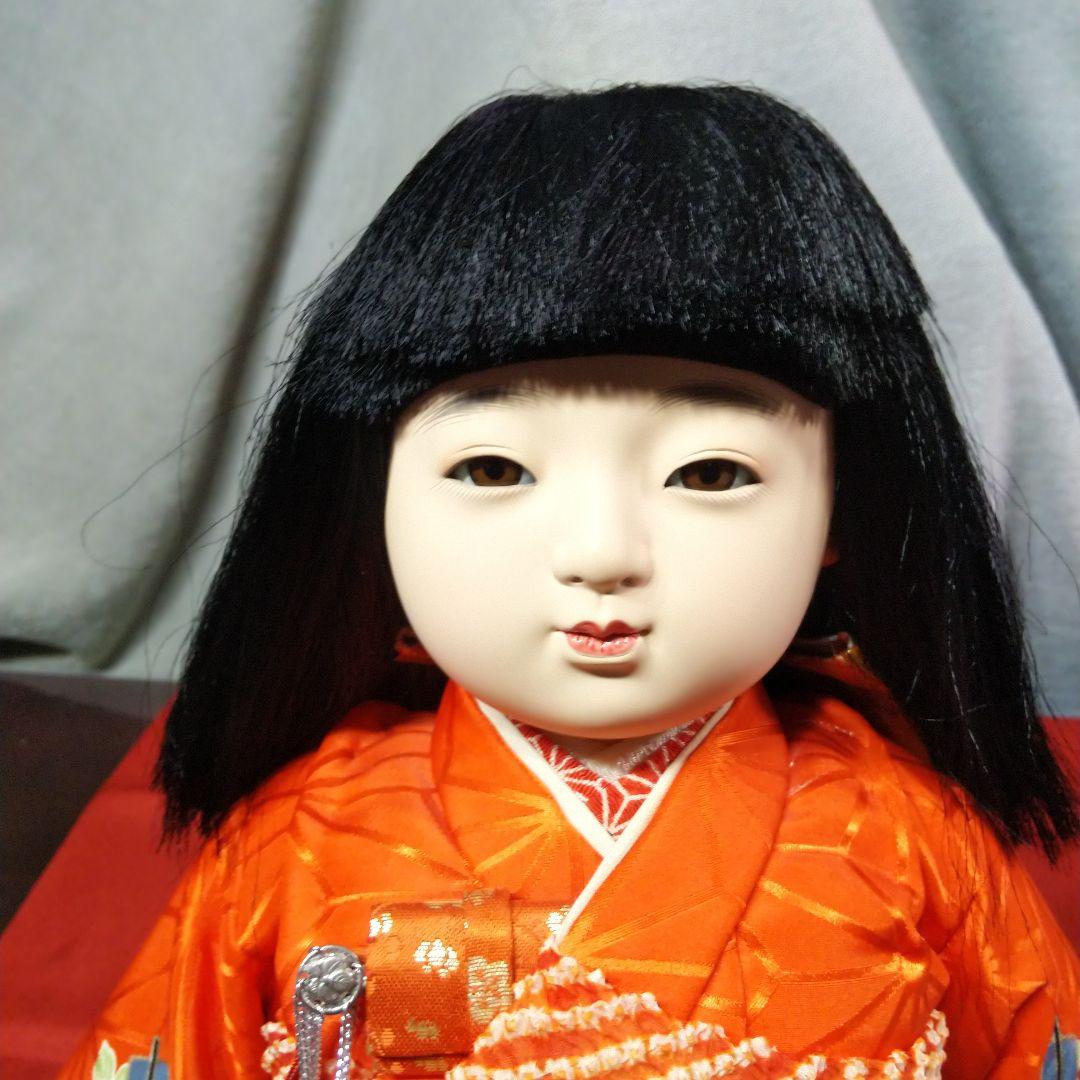 特選　市松人形　友禅　吉徳大光 明山作