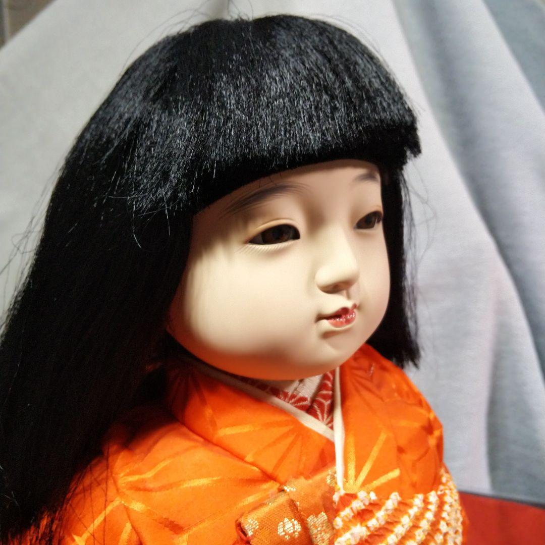 特選　市松人形　友禅　吉徳大光 明山作