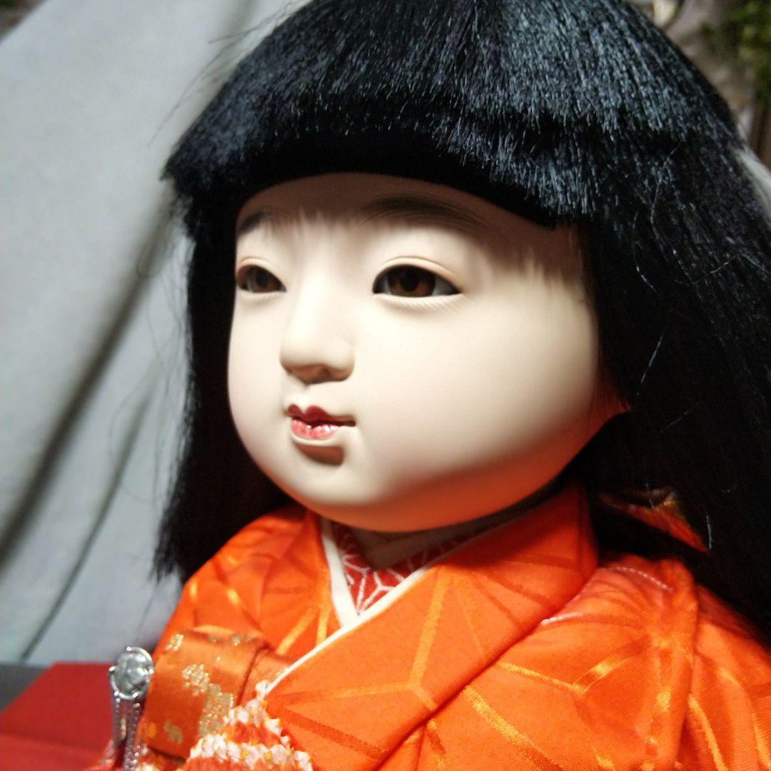 特選　市松人形　友禅　吉徳大光 明山作