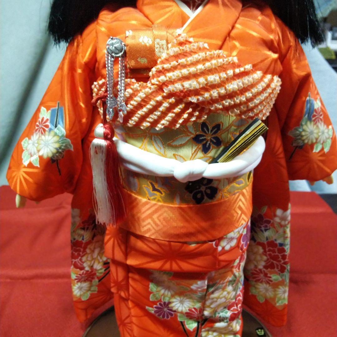 特選　市松人形　友禅　吉徳大光 明山作