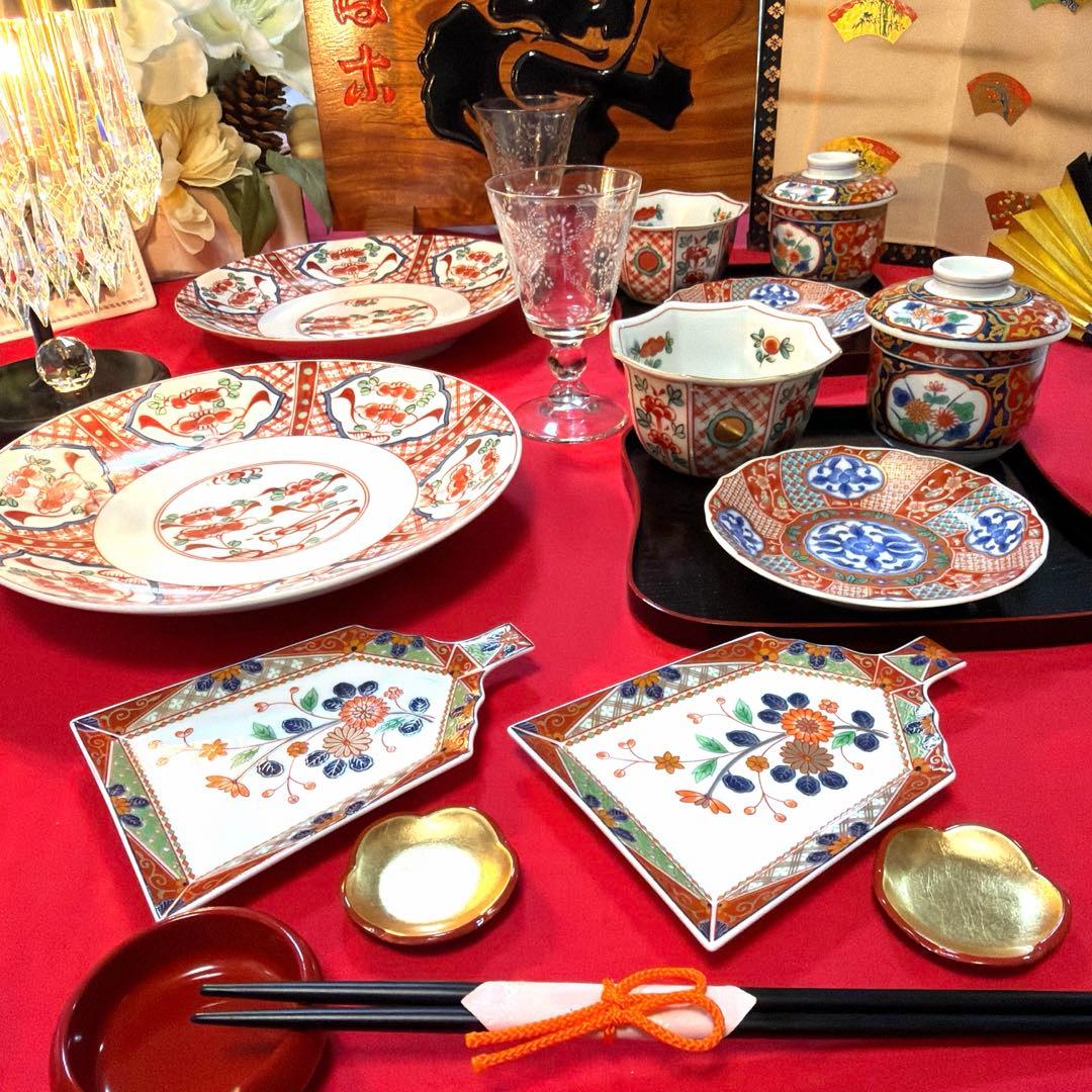 唄姫 たち吉赤絵金彩　前畑陶器庫山窯　南風窯　No.4-27