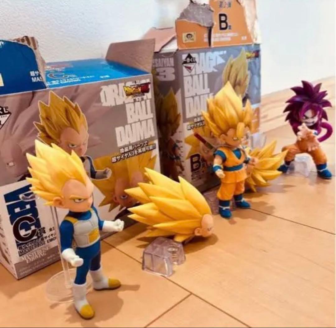 箱無しドラゴンボールDAIMA 第2弾 一番くじ A賞B賞 C賞セット【箱なし