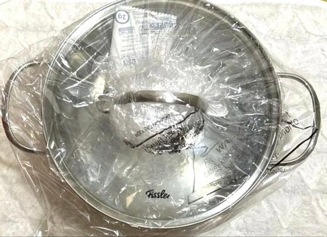 新品【フィスラー】ドイツ サンフランシスコ シチューポット20cm ステンレス製