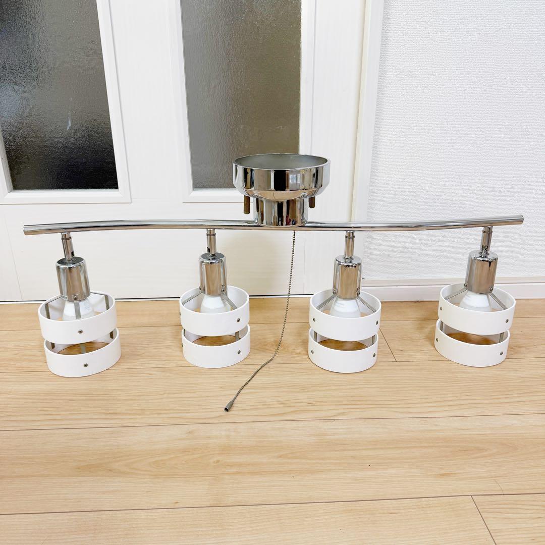 【パナソニックLED電球付き】モダンデコ 照明 4灯 ホワイト