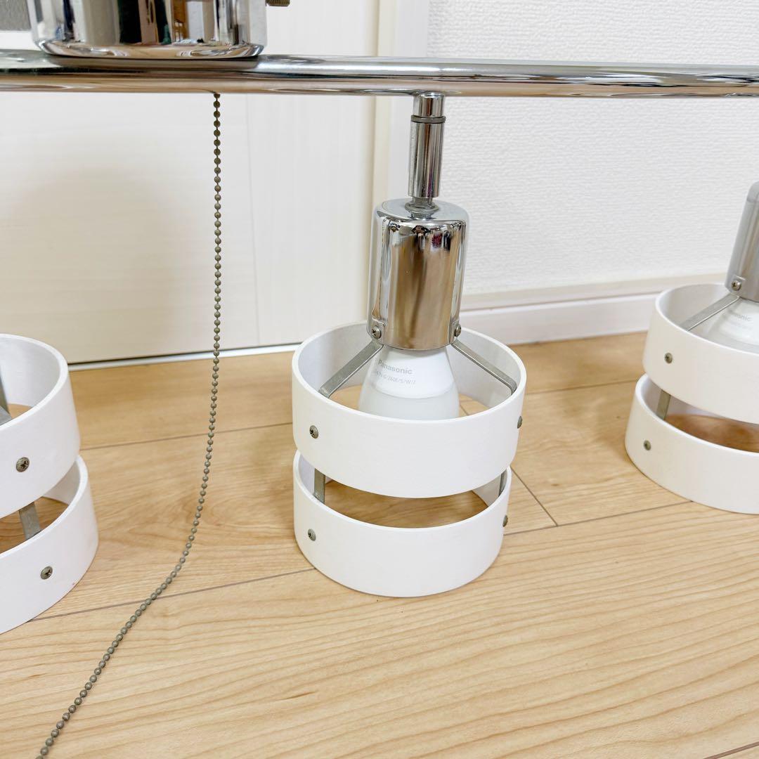 【パナソニックLED電球付き】モダンデコ 照明 4灯 ホワイト