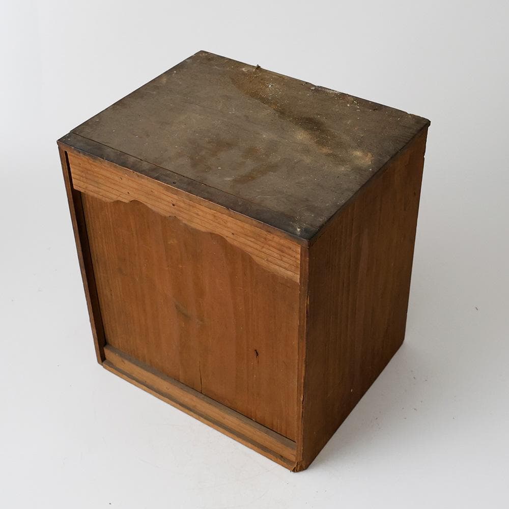 時代年代物 木彫 彩色 玉眼 天神像 天神様 菅原道真公 学問 書道誠実の神共箱