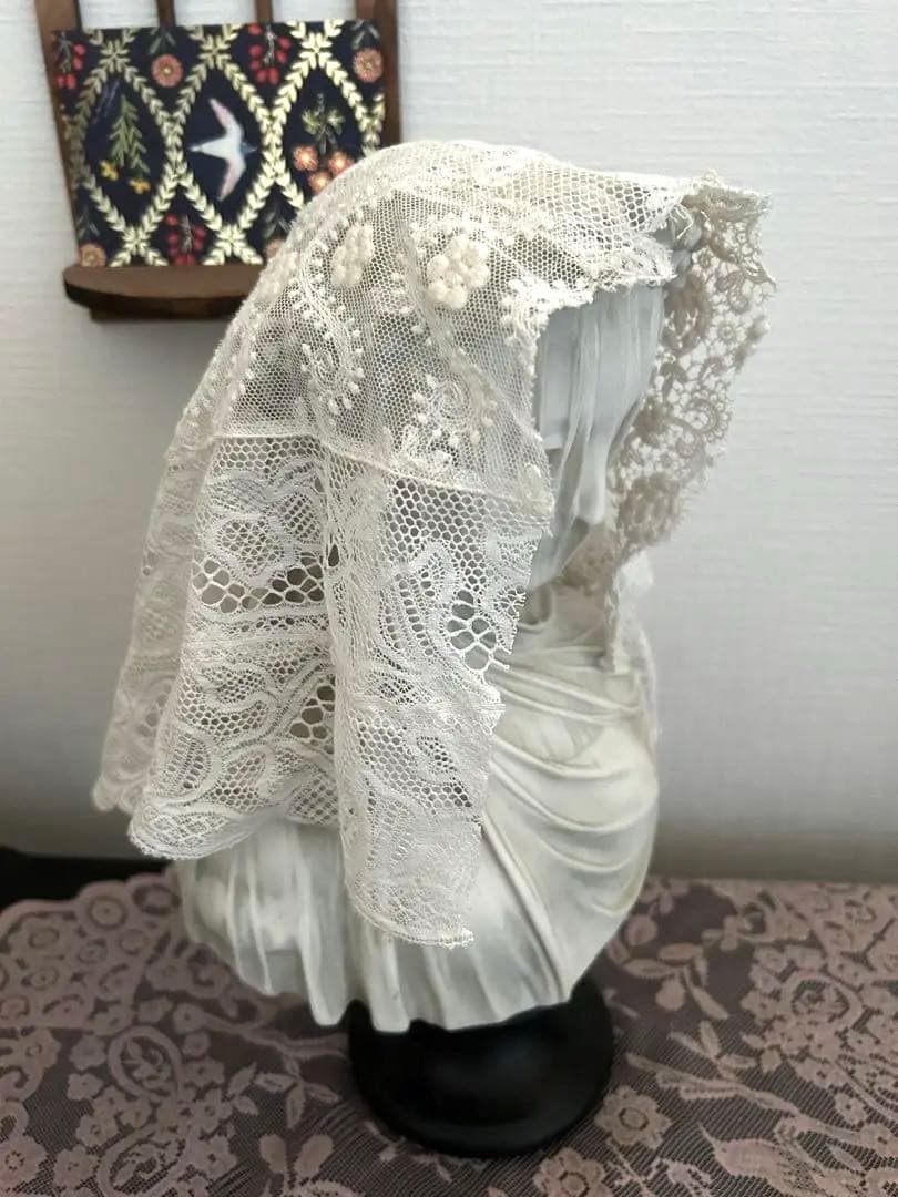 【楽天で現在71,500円】ベールを被った女性 ラファエロ・モンティ作再現 胸像