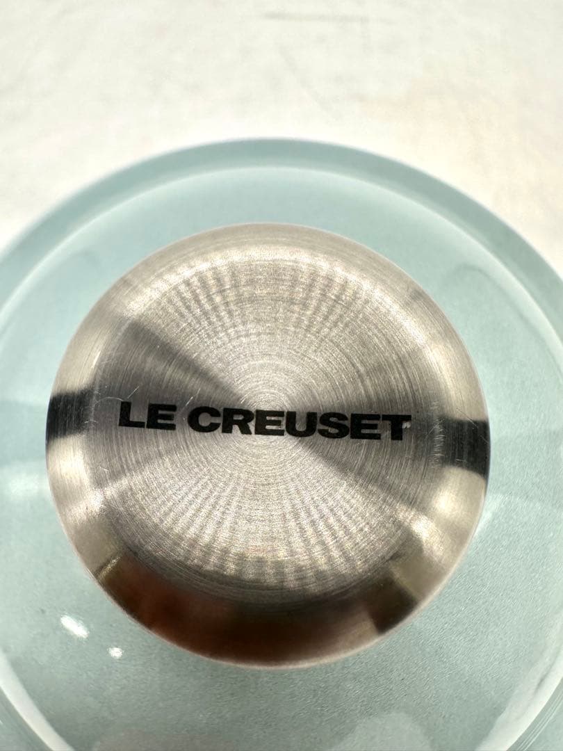 ル・クルーゼ　 笛吹デミケトル＆マグカップ2個セット　(シーソルト) USモデル