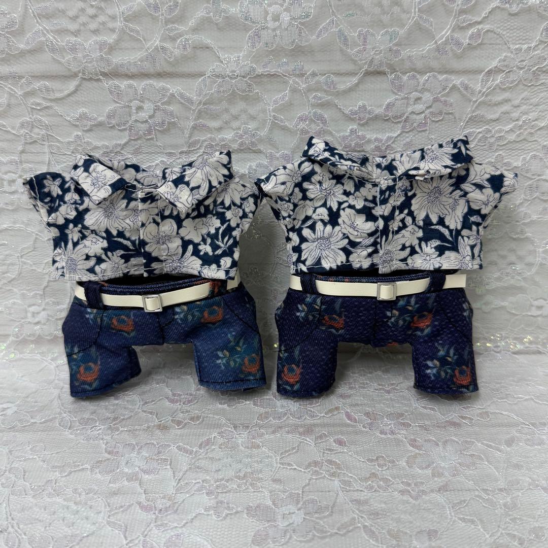 にゃむ様 はぴぬい ぬい服 キンプリ 花柄コーデ - メルカリ