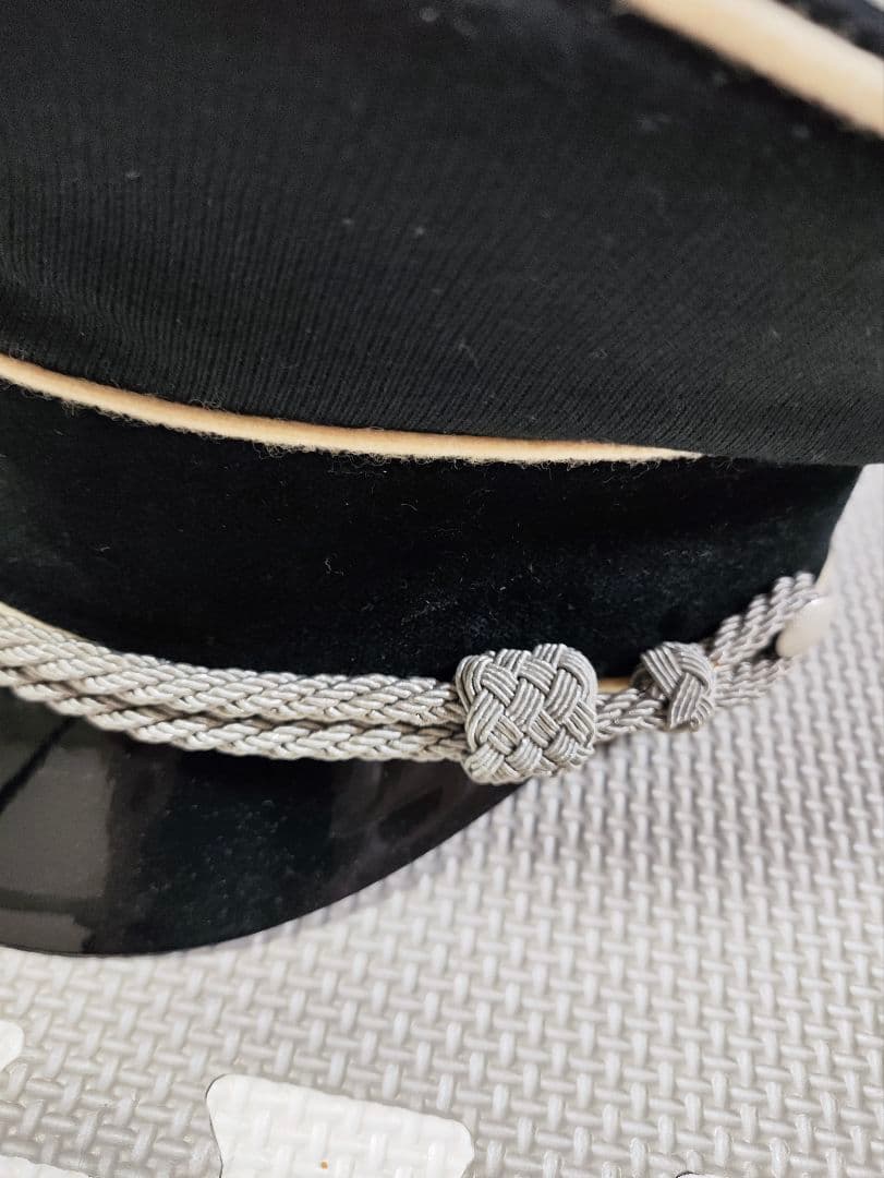 【期間限定値下】トリコット製制帽.ドイツEREL社56cm ミリタリー ゴスロリ