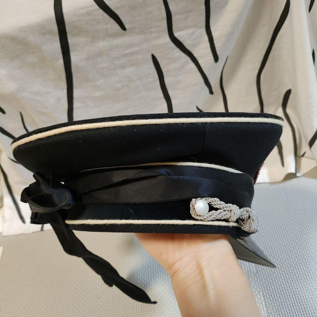 【期間限定値下】トリコット製制帽.ドイツEREL社56cm ミリタリー ゴスロリ