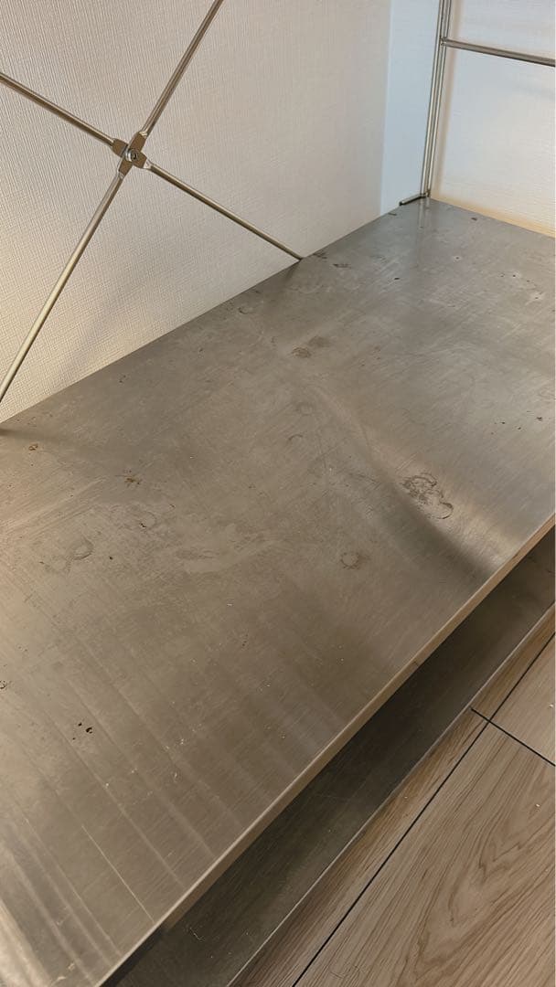 【無印良品】MUJI ステンレス オープンシェルフ ステンレスユニットシェルフ