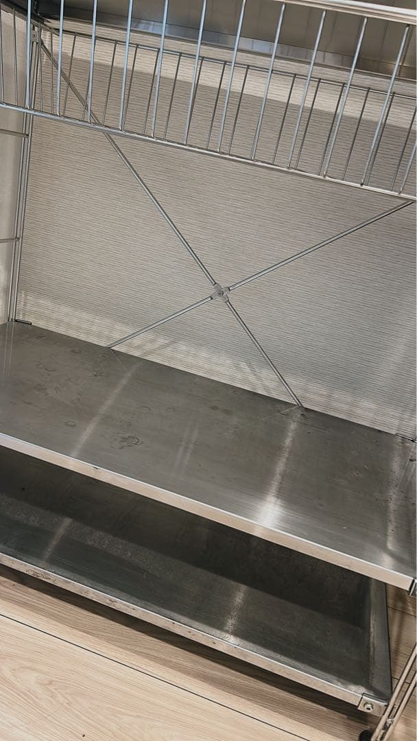 【無印良品】MUJI ステンレス オープンシェルフ ステンレスユニットシェルフ