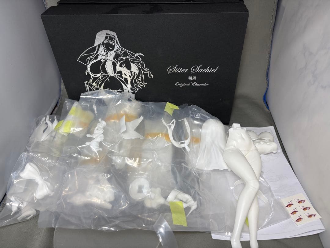 しょっぱい言　朝凪　1/6 シスターサキエル　組み立て途中ガレージキット