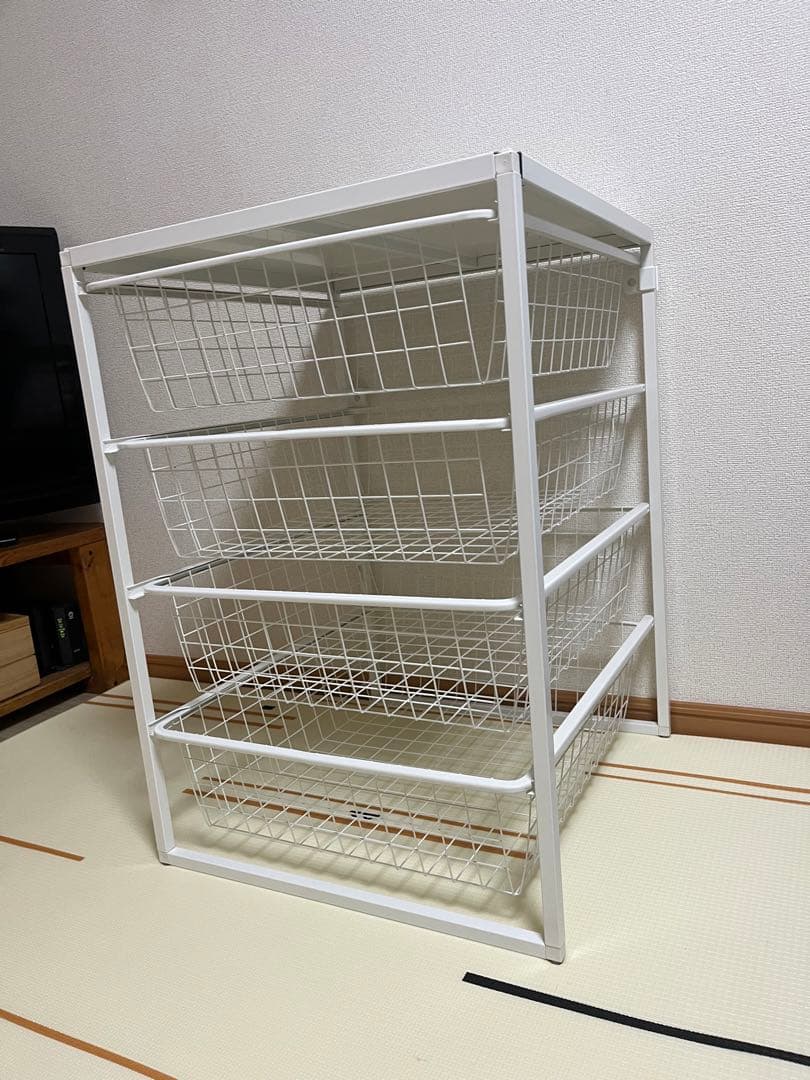IKEA イケア　アントニウス　ワイヤーラック　ホワイト　4 段