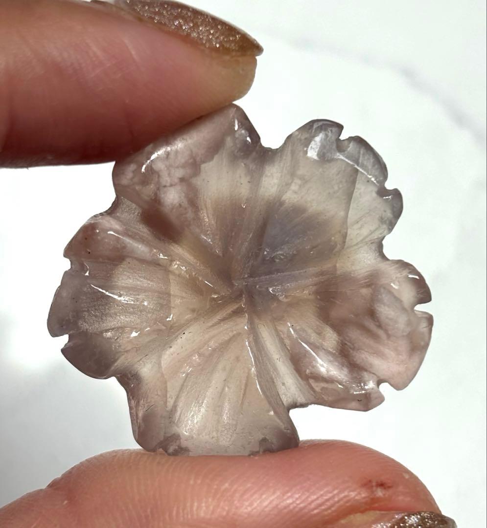 《ミニサイズ》お花　カービング　3個セット