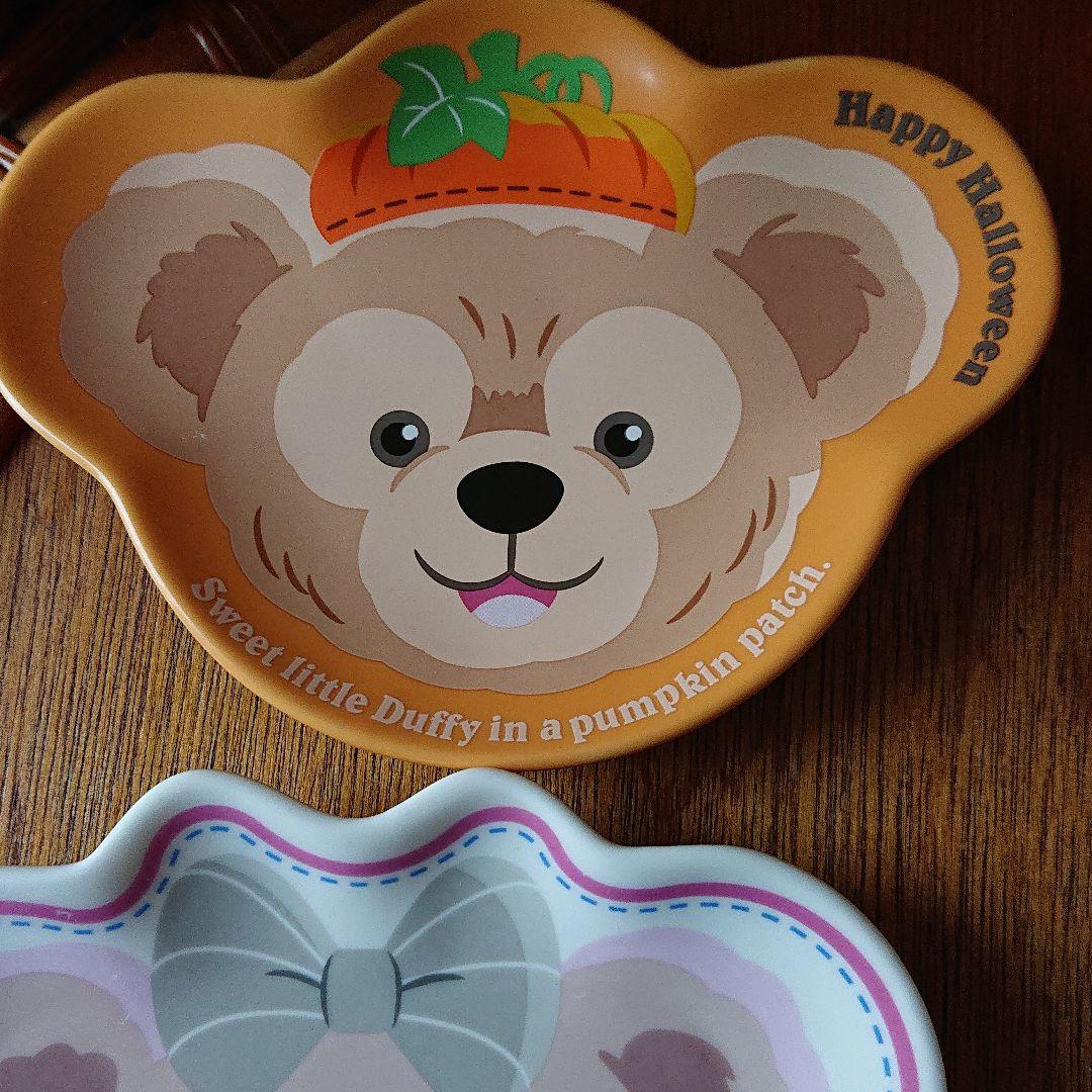 ☆ダッフィー&シェリーメイ、お顔型プレート5枚セット