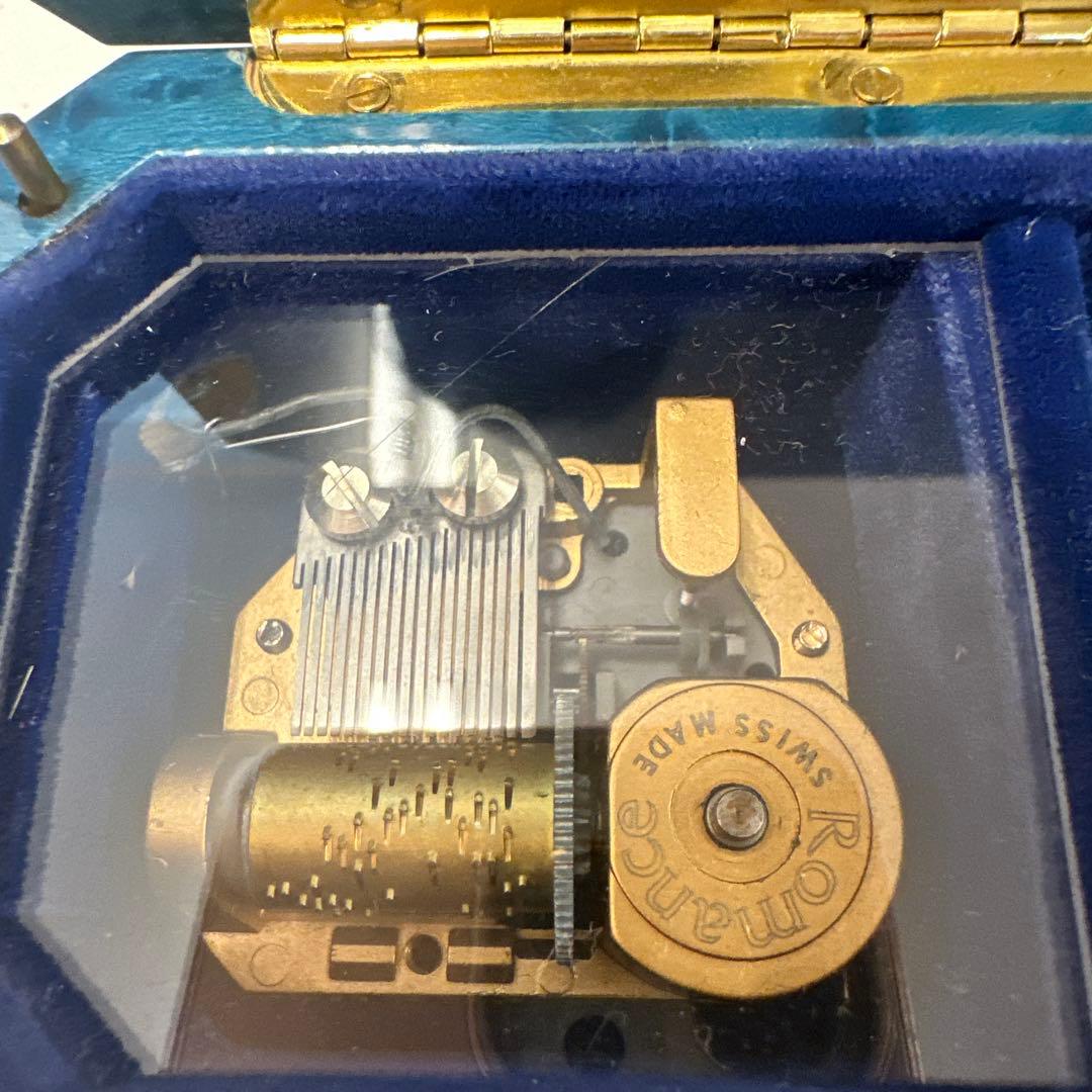 オルゴール　REUGE　romance イタリア製　宝石箱　昭和レトロ