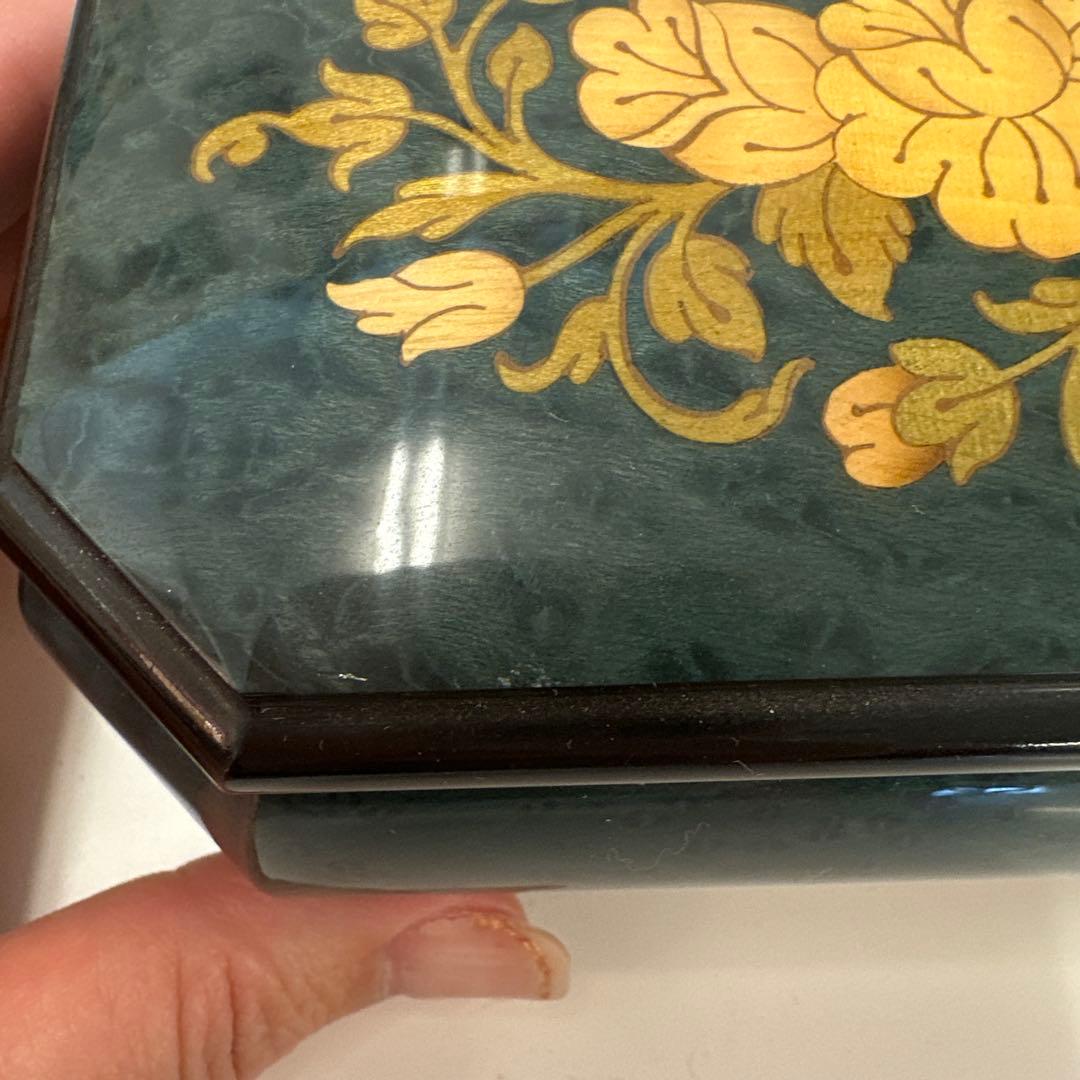 オルゴール　REUGE　romance イタリア製　宝石箱　昭和レトロ