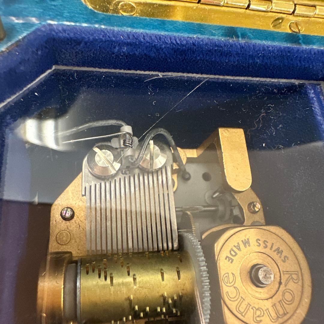 オルゴール　REUGE　romance イタリア製　宝石箱　昭和レトロ