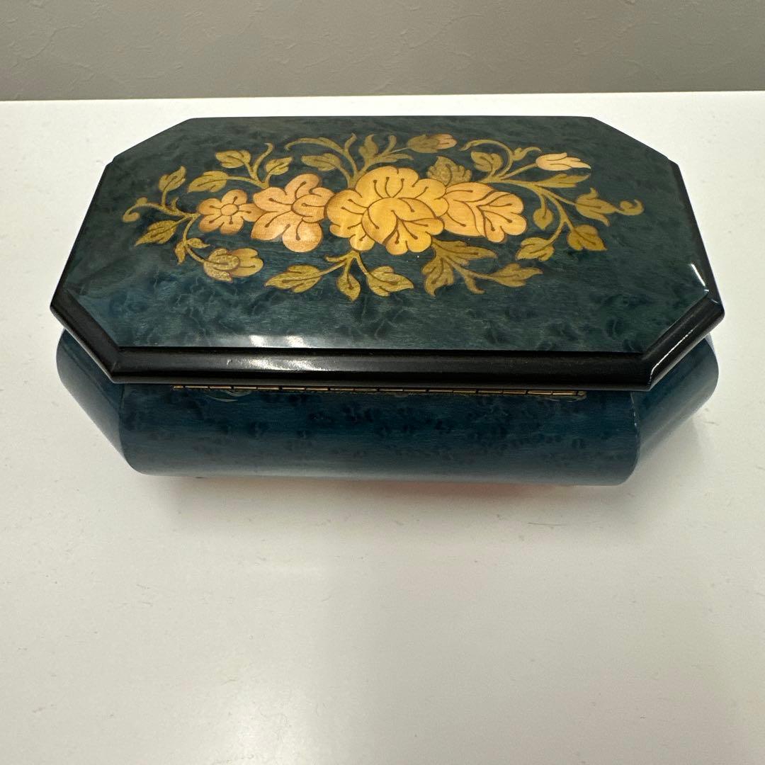 オルゴール　REUGE　romance イタリア製　宝石箱　昭和レトロ