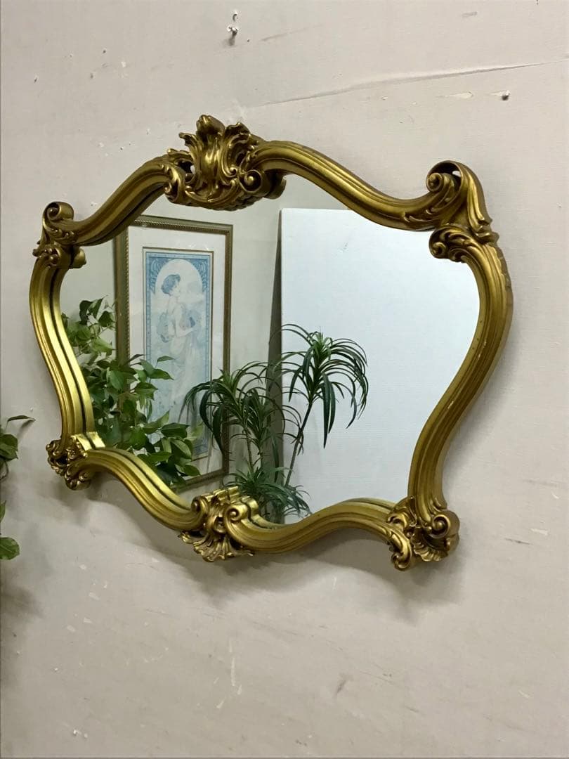 Loaridge☆管254☆イタリア製☆アンティーク☆ウォールミラー