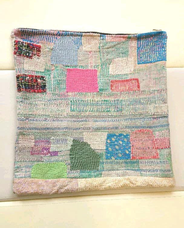 ご確認用★ヴィンテージカンタキルト クッションカバー a