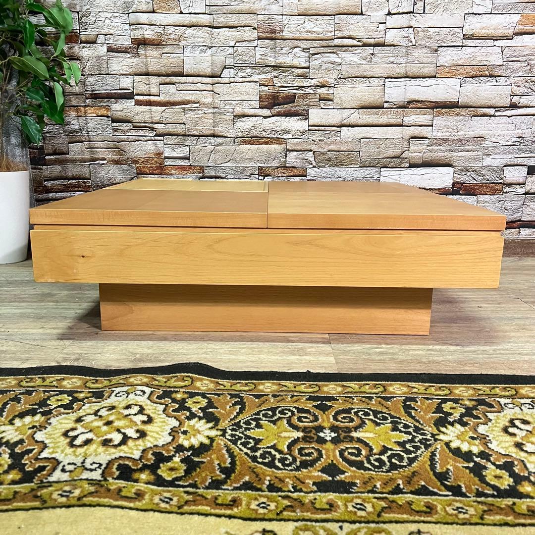 ꧁日進木工꧂妙 （Tae）シリーズ スクエアテーブル センター リビング ロー