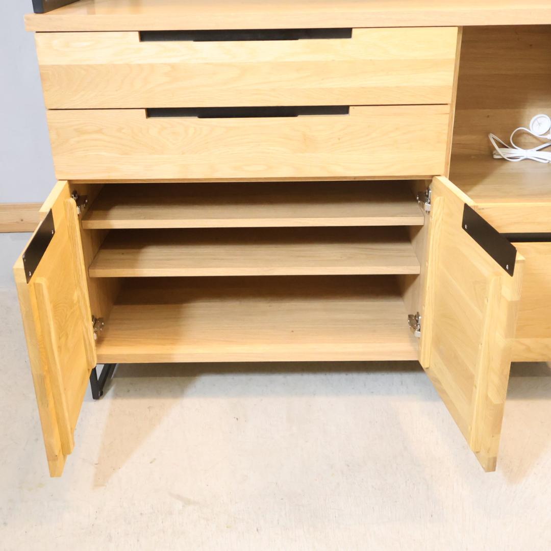 a.depeche アデペシュ オーク材 キッチンボード カップボード 食器棚