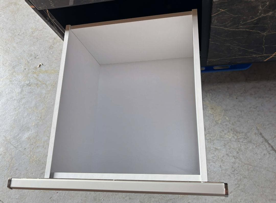 大人気 ブラック セラミック天板140キッチンカウンター 幅140cm Used