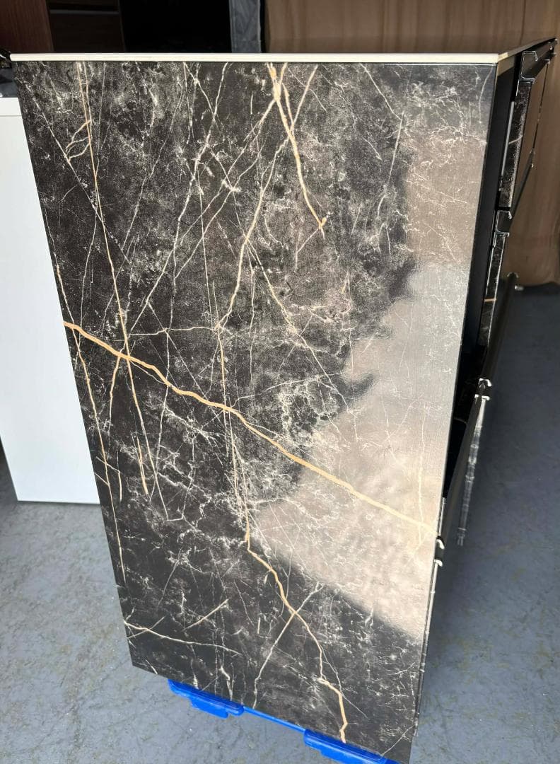 大人気 ブラック セラミック天板140キッチンカウンター 幅140cm Used