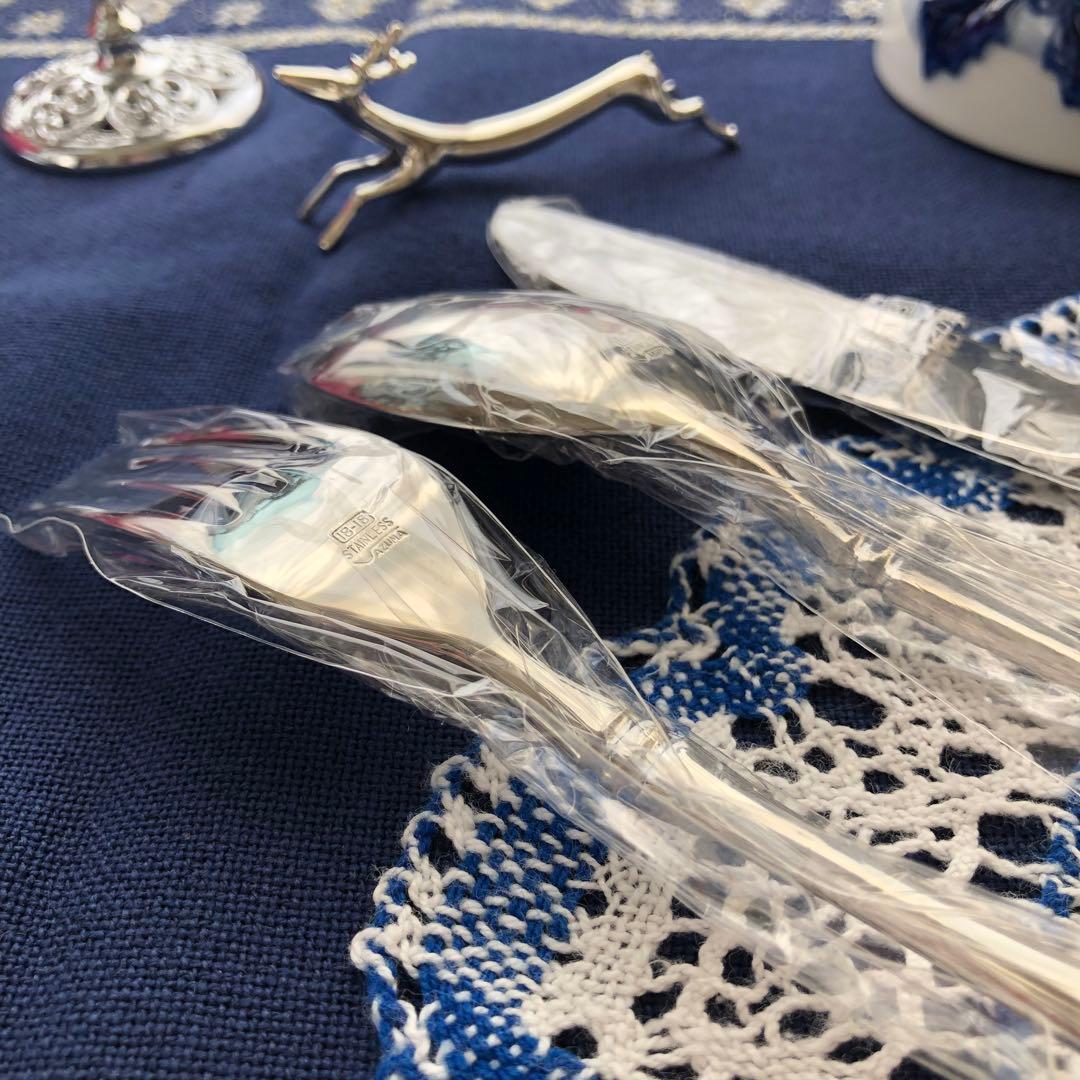 AZUMAインペリアル18-18 ディナー3点セット&カトラリーレスト　トナカイ