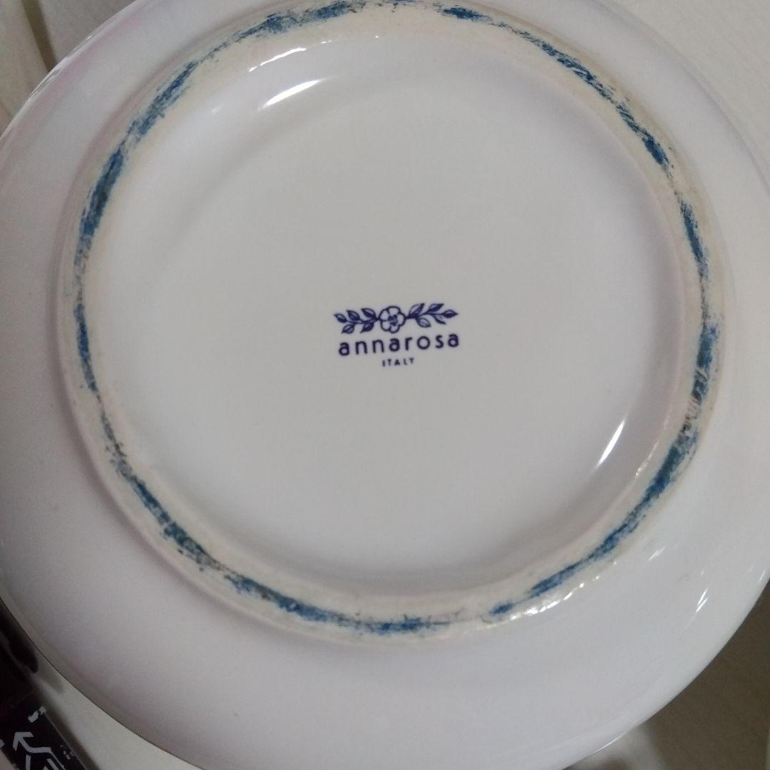 annarosa イタリア花柄陶器保存容器2個　ビンテージとスプーン3本セット